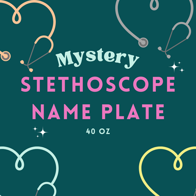 *MYSTERY* 40 oz Stethoscope Stanley Cup Name Plate