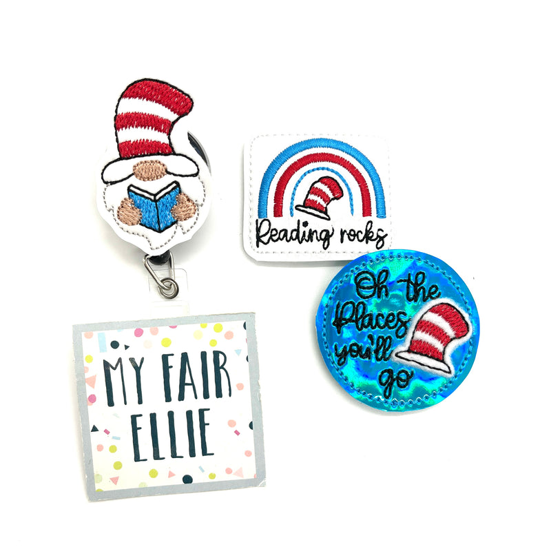 Reading Rocks + Oh the Places + Gnome // Badge Buddy