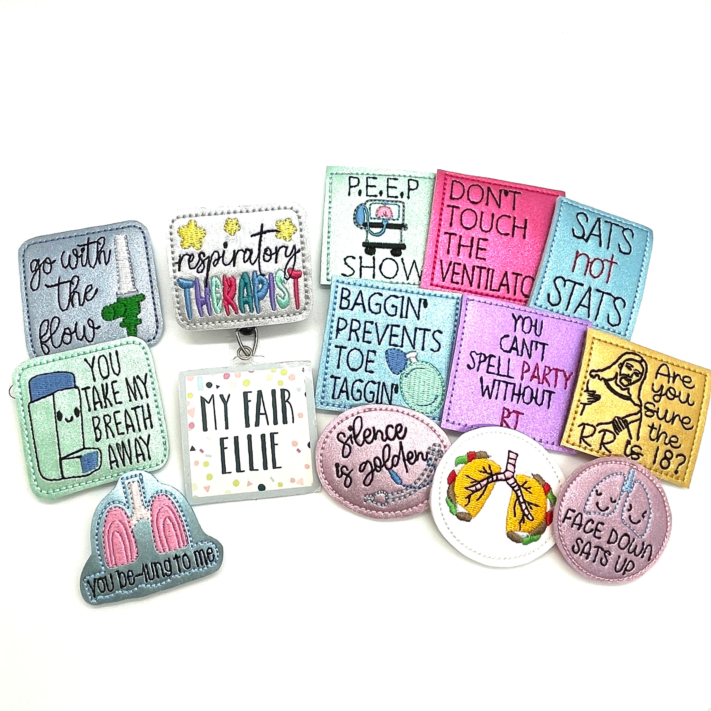 Respiratory Therapy // Badge Buddy My Fair Ellie