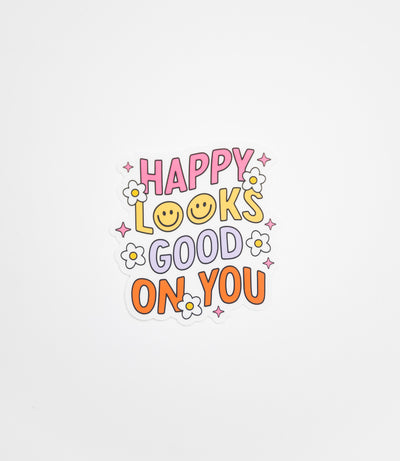 Happy Looks Good on You // My Fair Ellie Ink Sticker