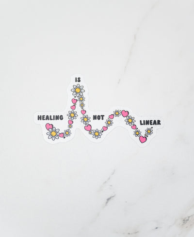 Healing is not Linear // My Fair Ellie Ink Sticker