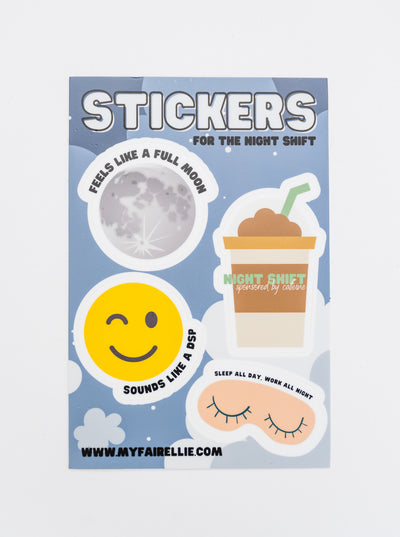 NIGHT SHIFT Sticker Sheet