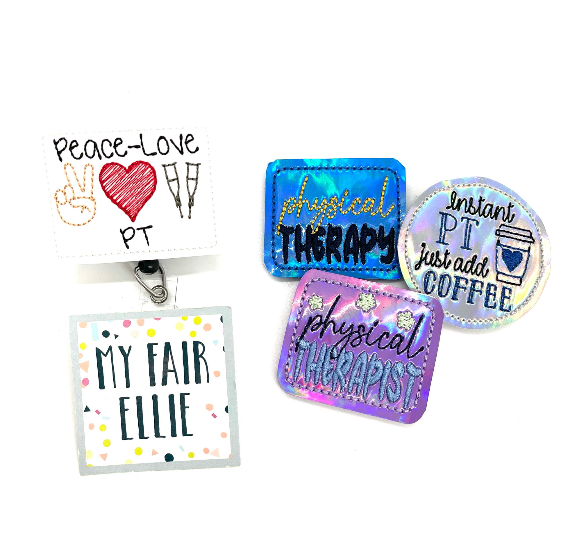 Physical Therapy // Therapist // PT // Badge Buddy – My Fair Ellie