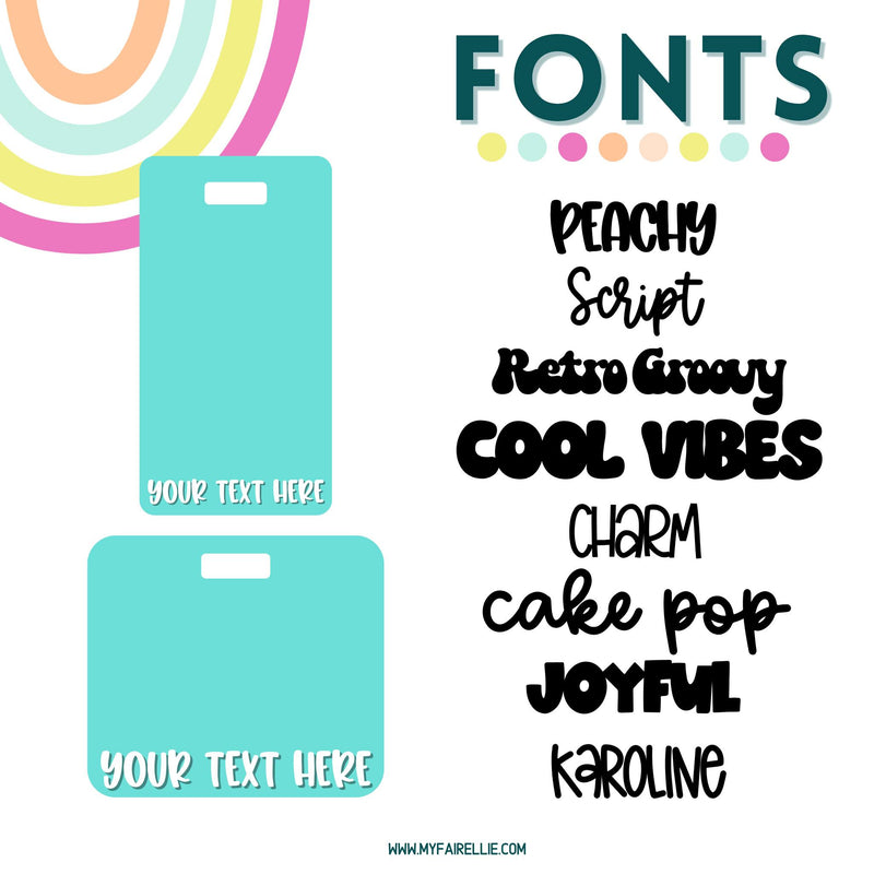 Romance Books Backer with White Cakepop Font // 2-4 Week Turnaround Time