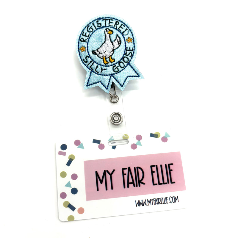 Registered Silly Goose Ribbon // Badge Buddy