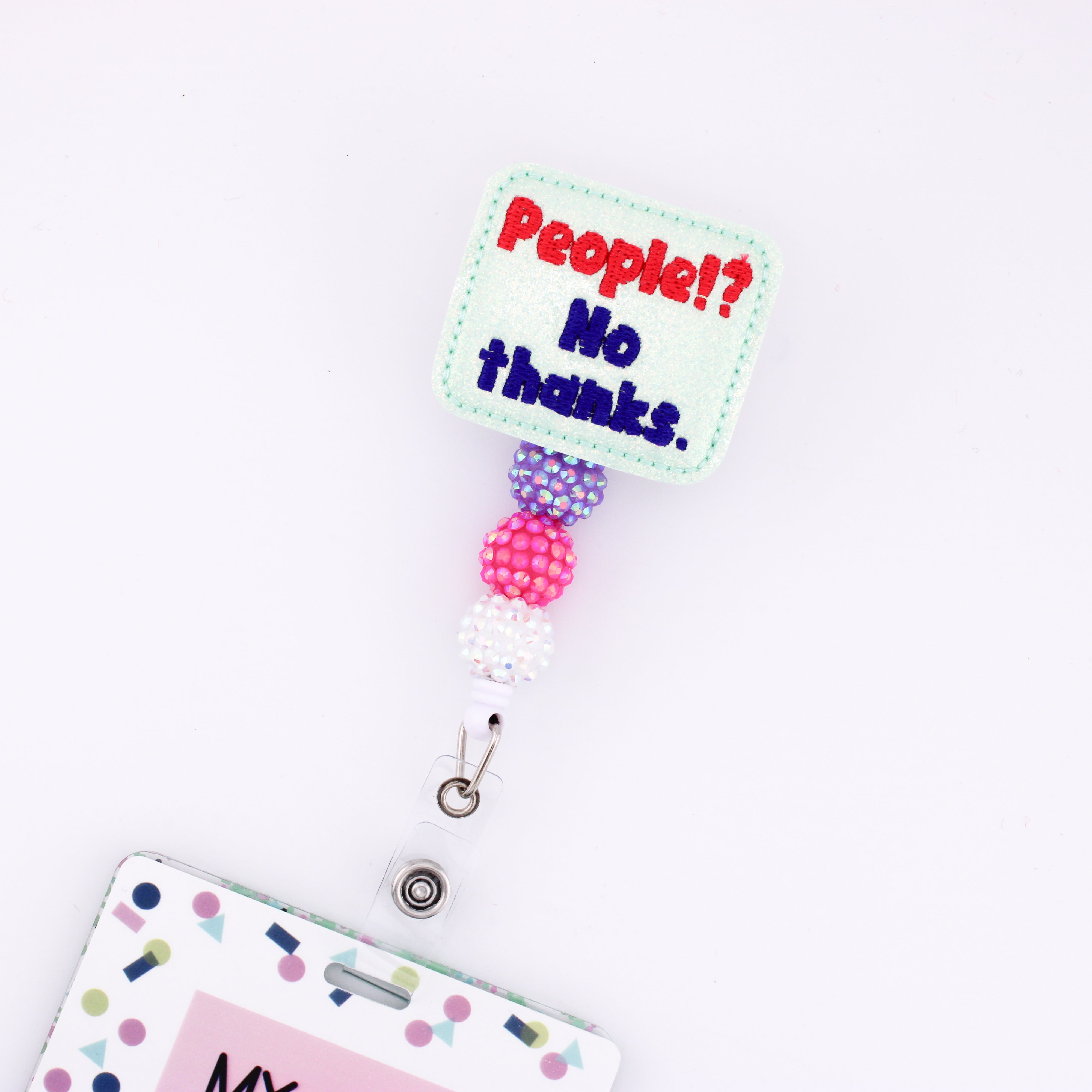 People? No thanks. // Badge Buddy – My Fair Ellie