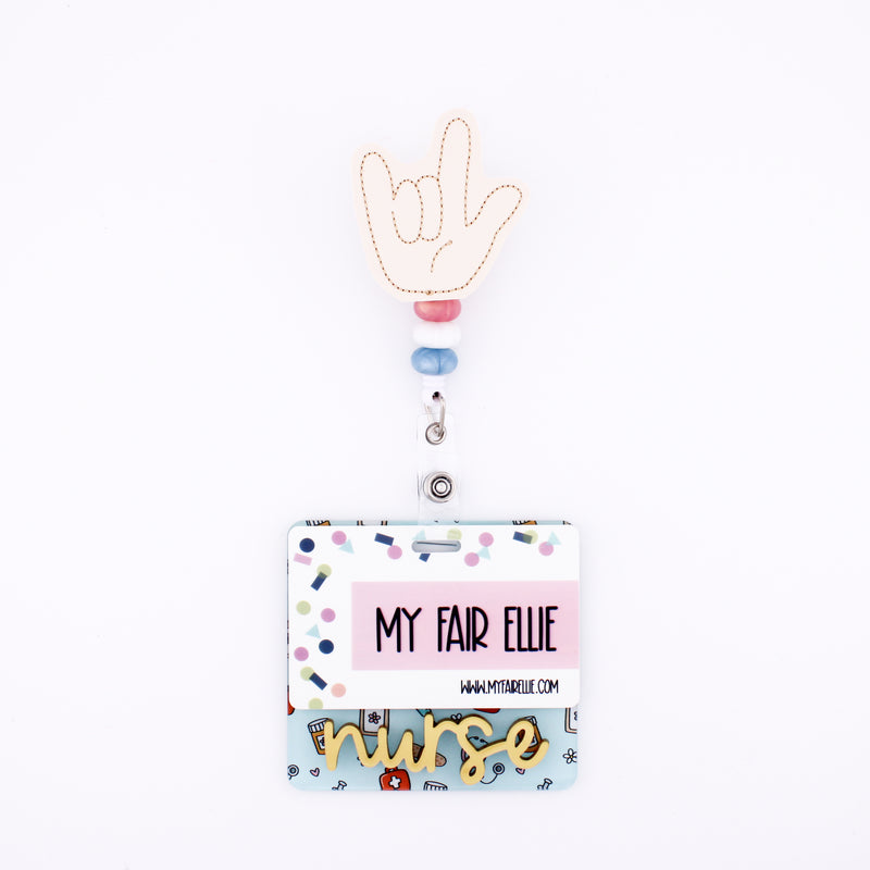 ASL I Love You // Sign Language // Badge Buddy – My Fair Ellie
