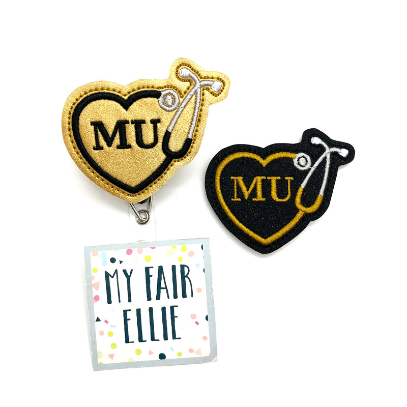 Stethoscope Heart // MU // Badge Buddy