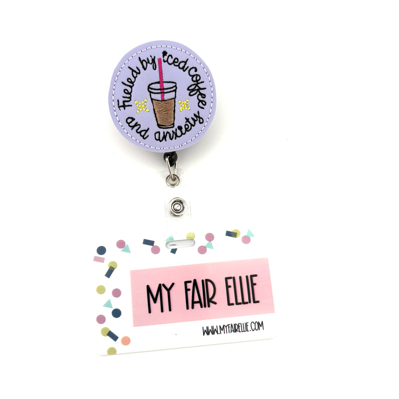 Fueled by Iced Coffee and Anxiety // Badge Buddy