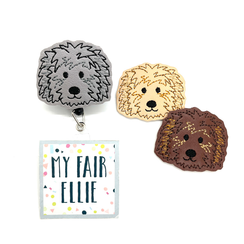 Goldendoodle // Badge Buddy