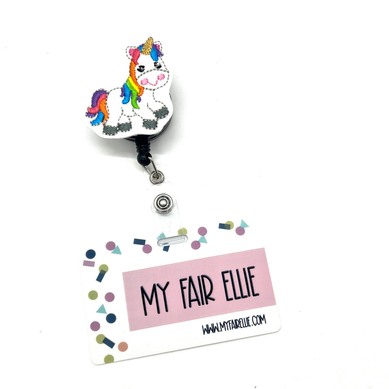 SALE!! Unicorn // Badge Buddy