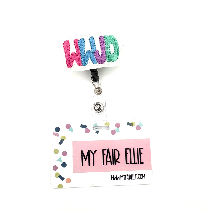 WWJD // What Would Jesus Do // Badge Buddy