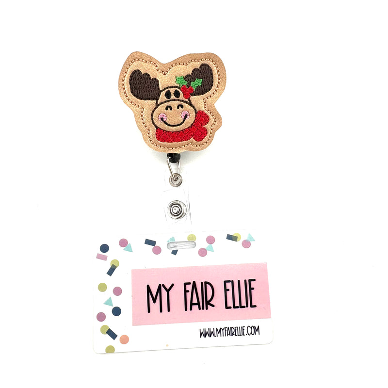 Moose in Scarf // Badge Buddy