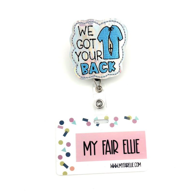 We Got Your Back // Badge Buddy