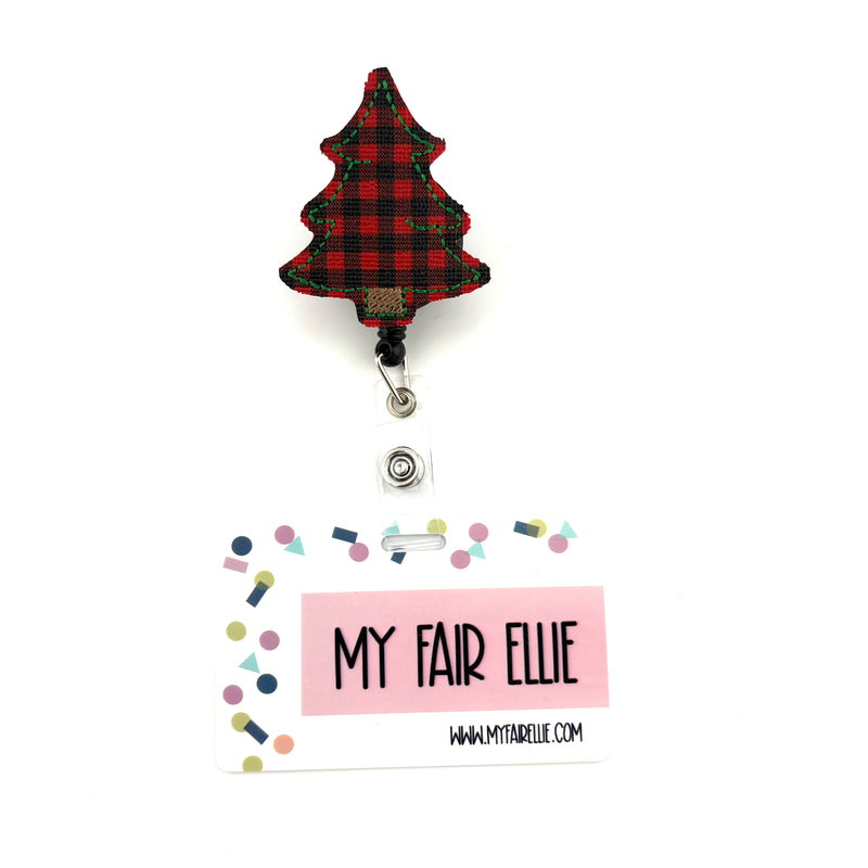 Buffalo Plaid Print Tree // Christmas