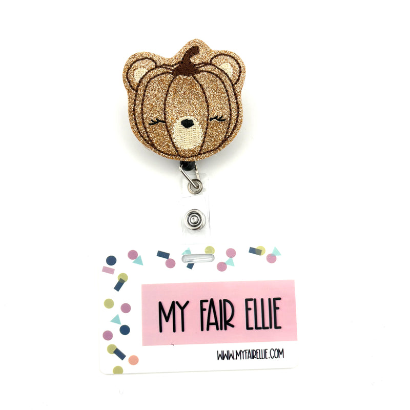 Bear Pumpkin // Badge Buddy