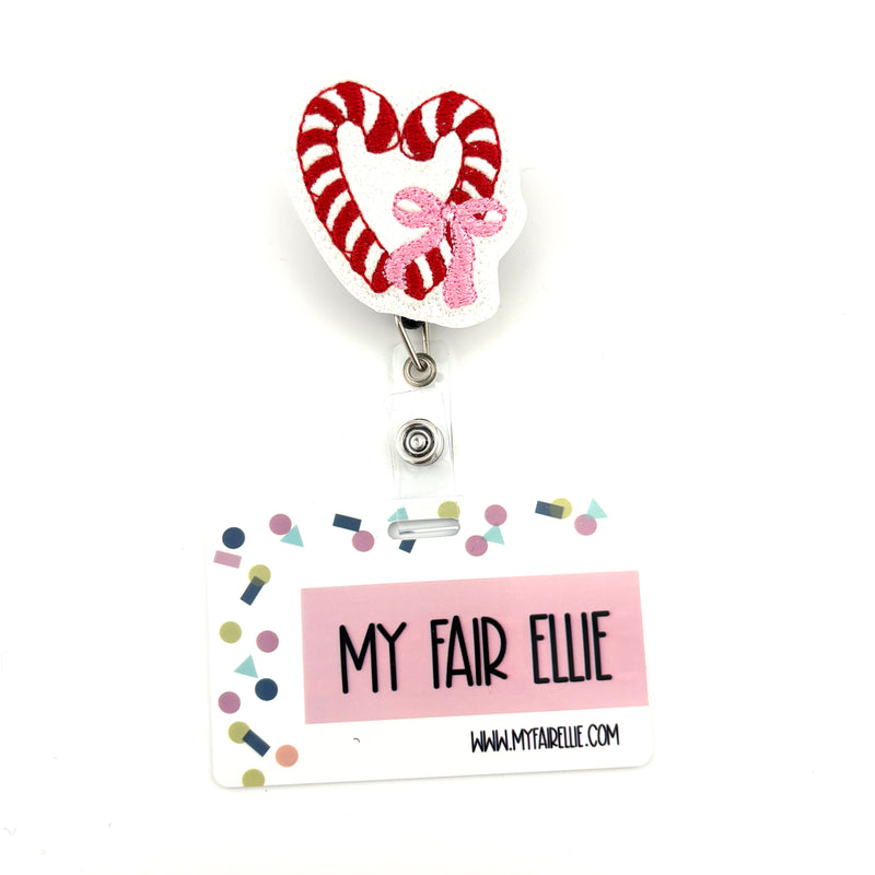 Candy Cane Bow // Christmas