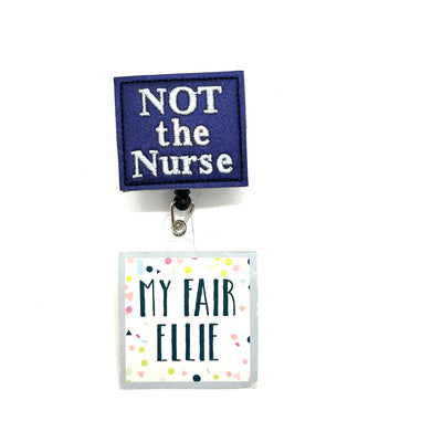 Blue Evil Eye Badge Reel-cute Badge Reel-glitter Badge Reel-retractable  Badge Reel-mal De Ojo ID Badge-white Elephant Gift Nurse Gift 