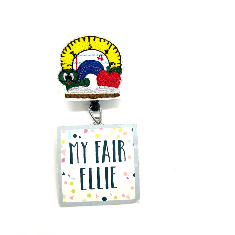 SALE!! Teacher Ruler Rainbow // Badge Buddy