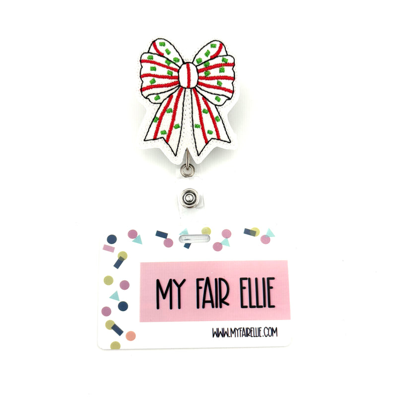 Tree Cake Bow // Christmas