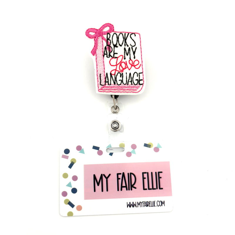 Books are my Love Language // Badge Buddy