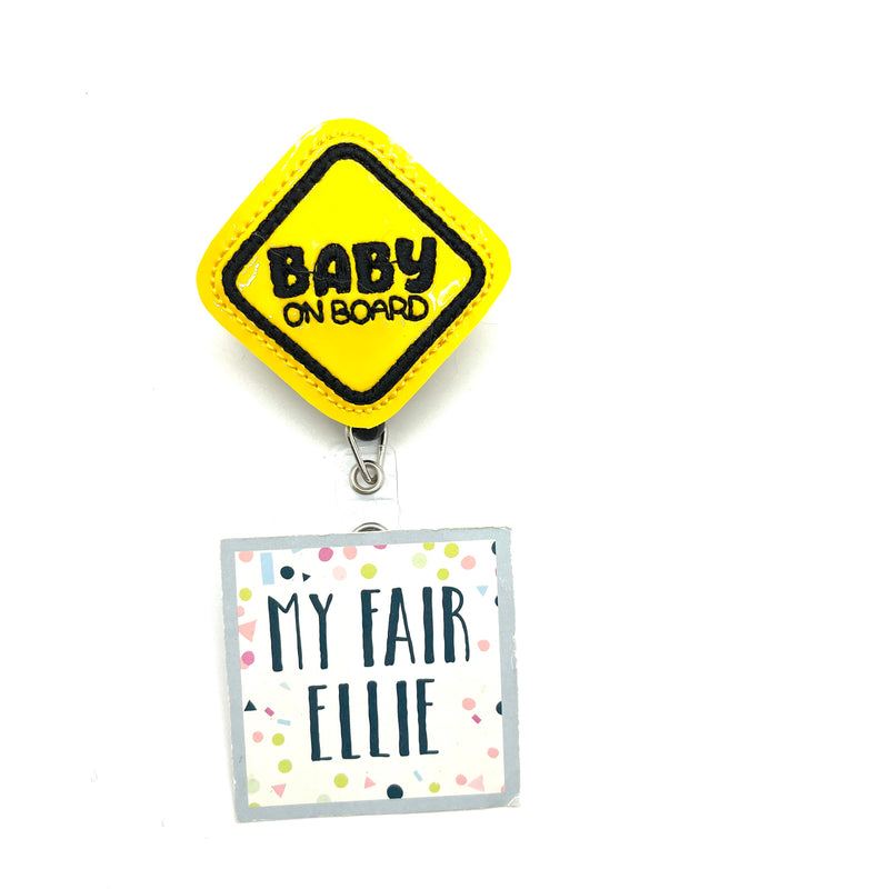 Baby on Board // Badge Buddy