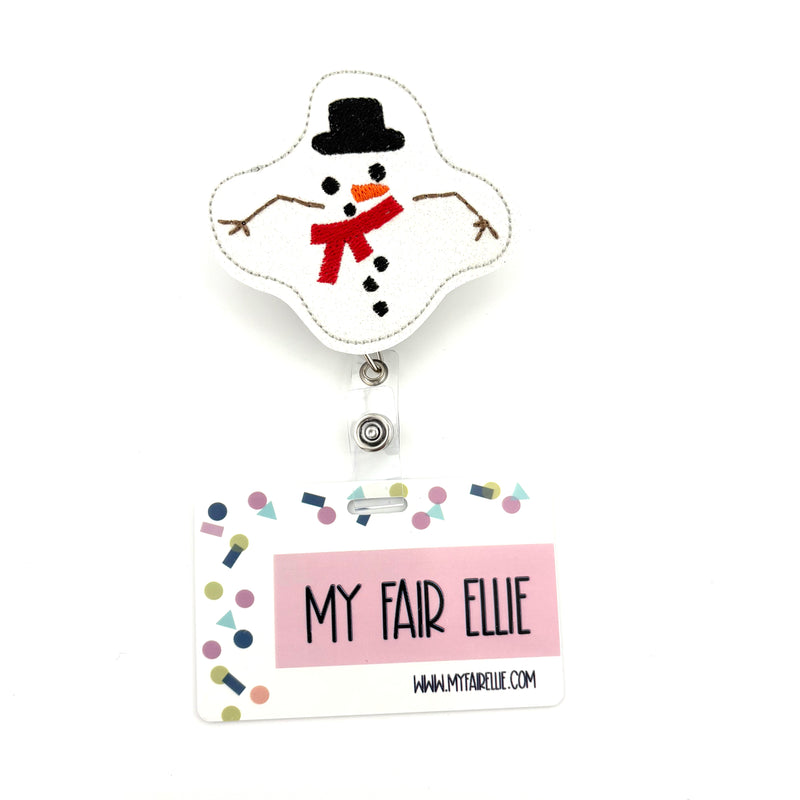 Melting Snowman // Badge Buddy