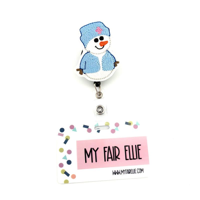 Snowman Nurse // Badge Buddy