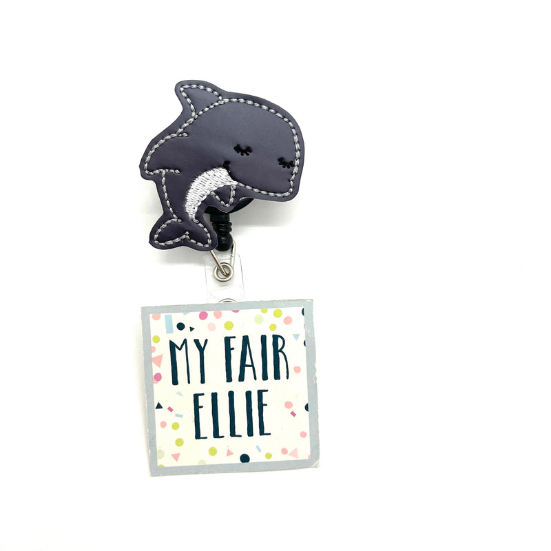 SALE!! Dolphin // Badge Buddy