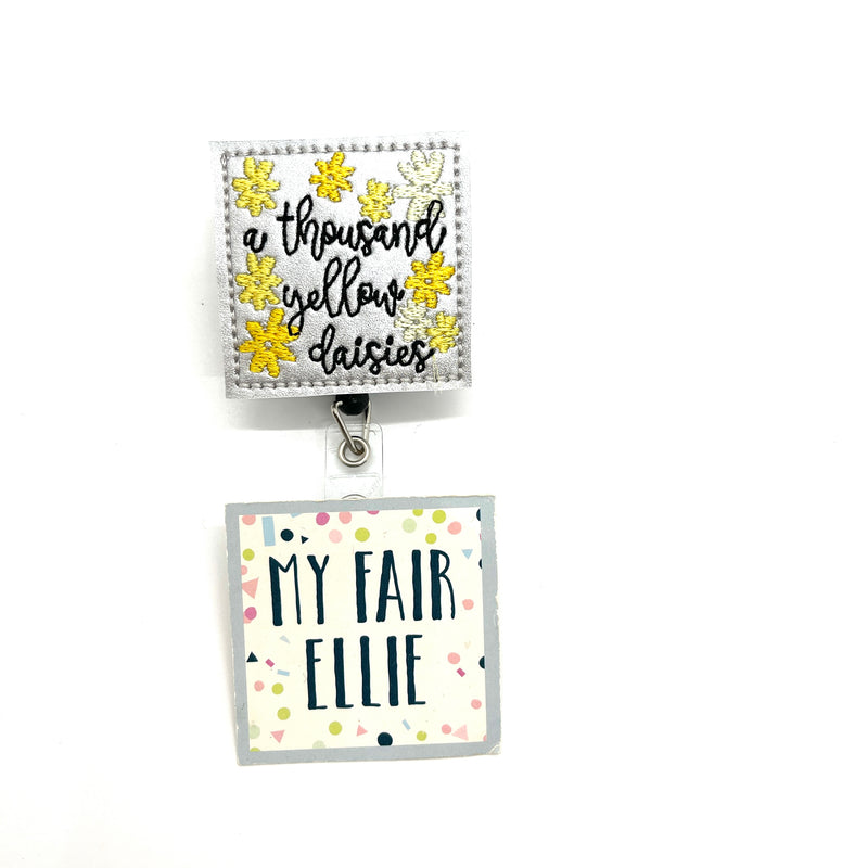 SALE! A thousand yellow daisies // Badge Buddy