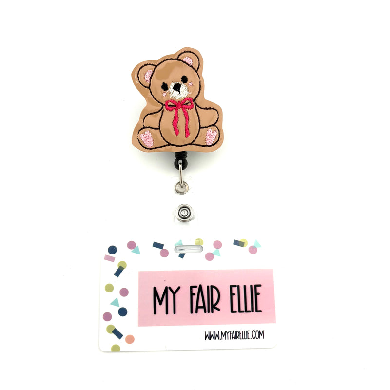 Sitting Teddy Bear // Badge Buddy
