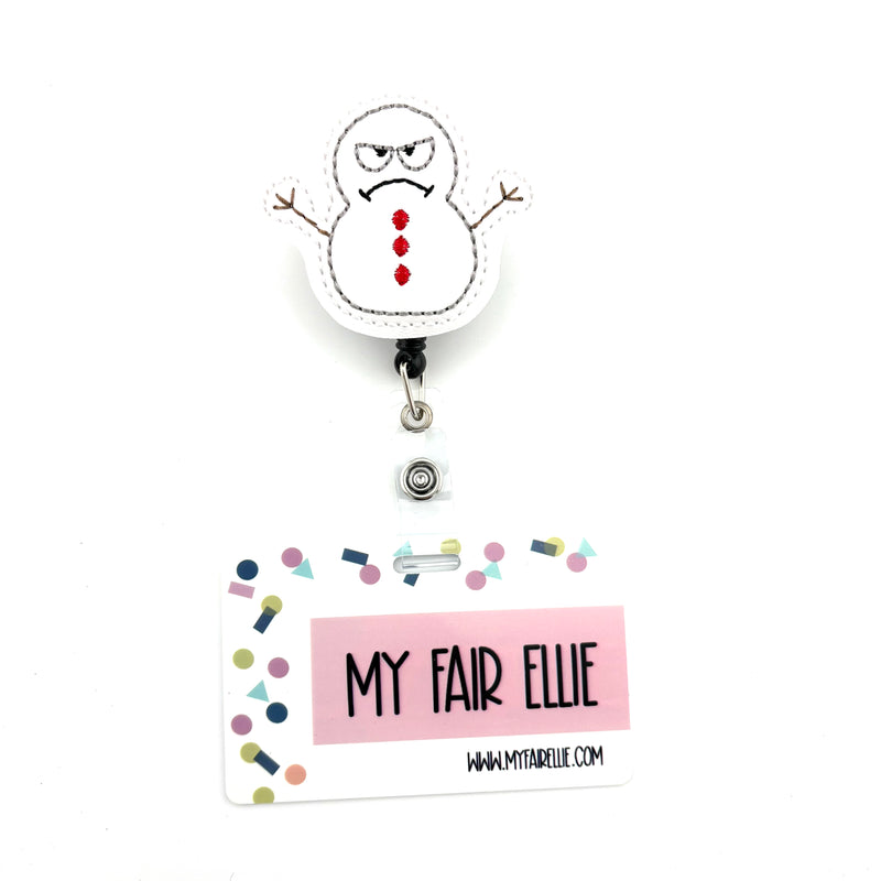Grumpy Snowman  // Badge Buddy