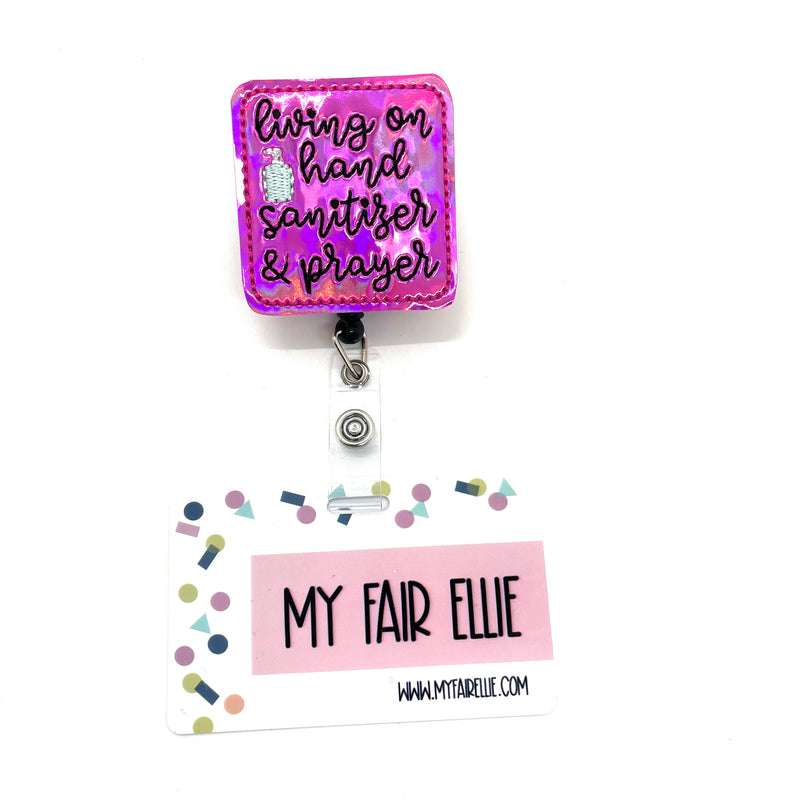 SALE!! Living on Hand Sanitizer and a Prayer // Badge Buddy