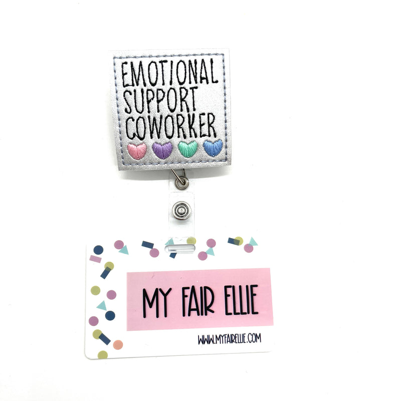 SALE!! Emotional Support Coworker // Badge Buddy