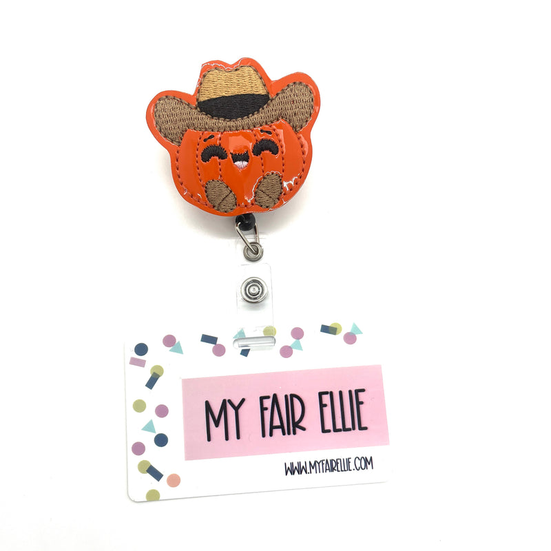 Cowboy Pumpkin // Badge Buddy