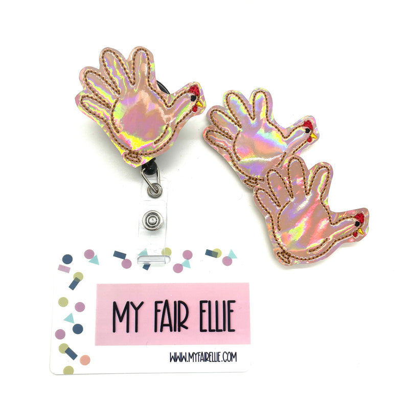 Hand Turkey // Badge Buddy