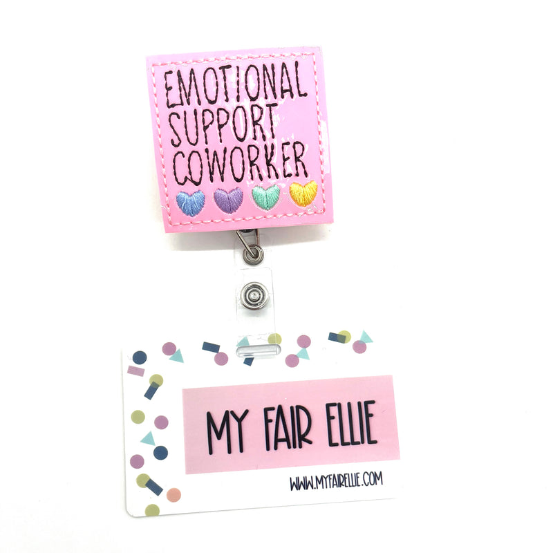 Emotional Support Coworker // Badge Buddy