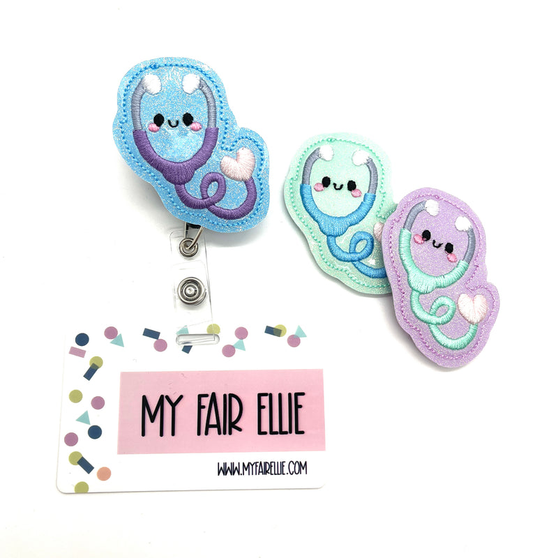 Colorful Stethoscope // Badge Buddy