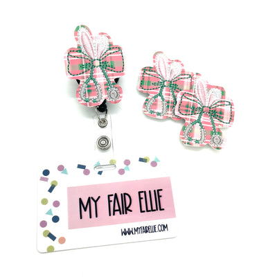 Bunny Ears Stethoscope Bow // Badge Buddy