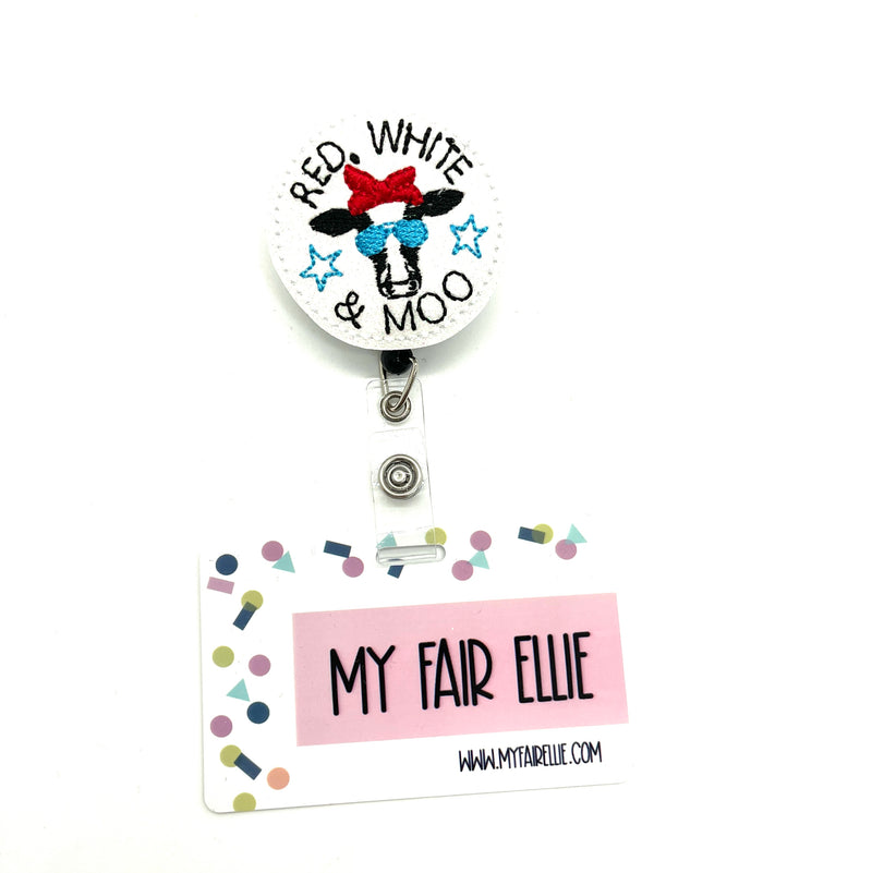 Red, White & Moo // Badge Buddy