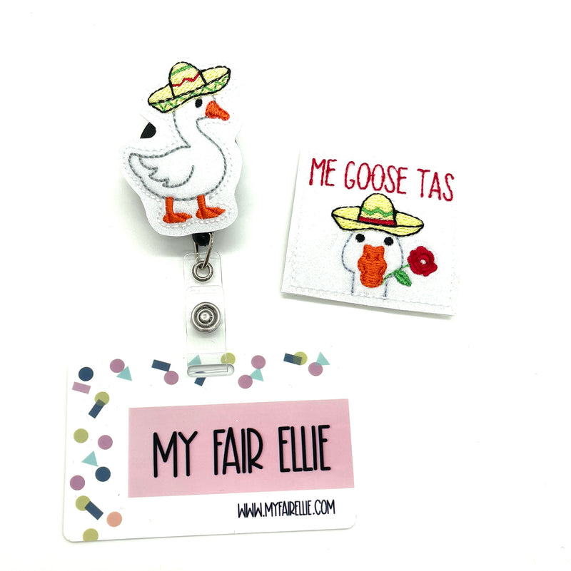 Me Goose Tas // Sombrero // Badge Buddy