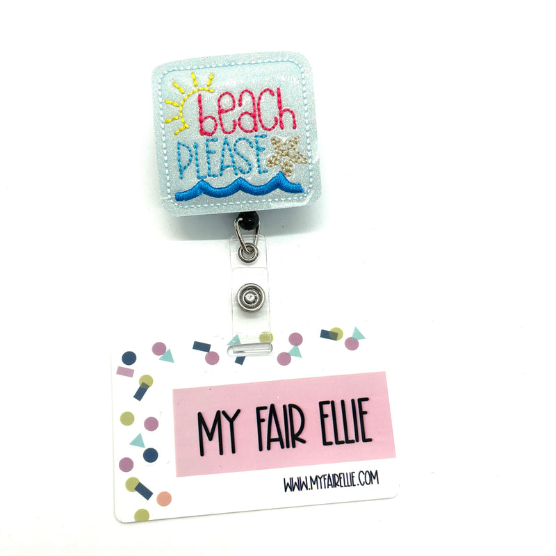 Beach Please // Badge Buddy