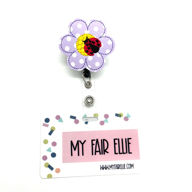 Ladybug in Flower // Badge Buddy