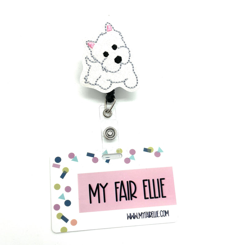 Westie // White Dog // Badge Buddy