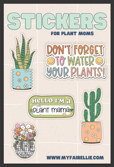 Flower Shop // Plant Mom Stickers