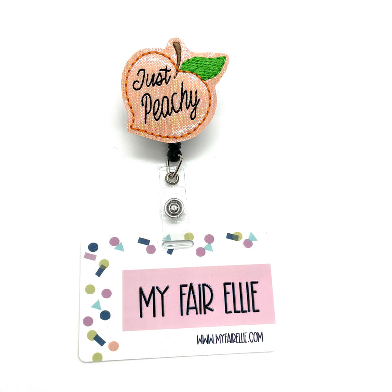 Just Peachy // Badge Buddy