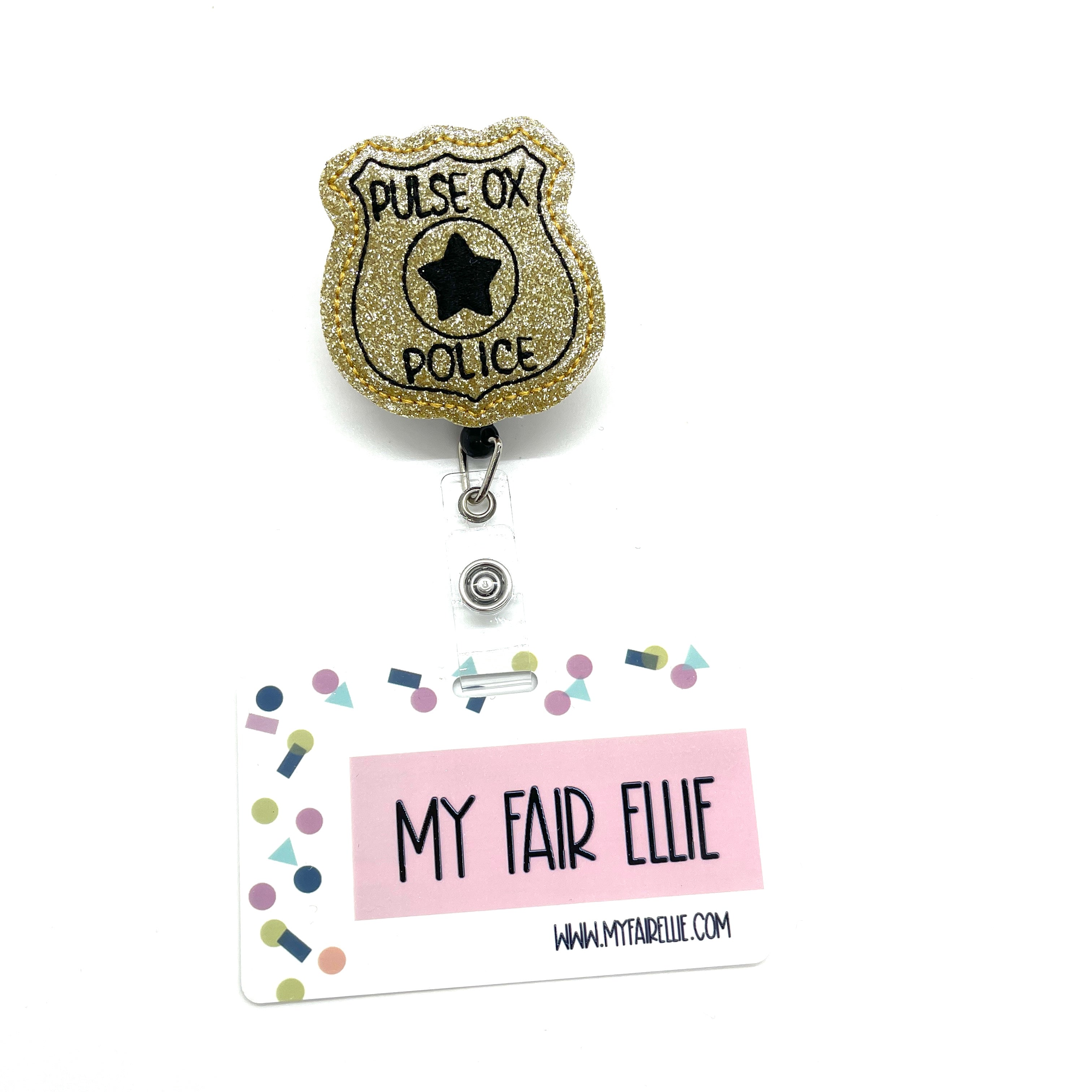 Pulse Ox Police // Badge Buddy – My Fair Ellie