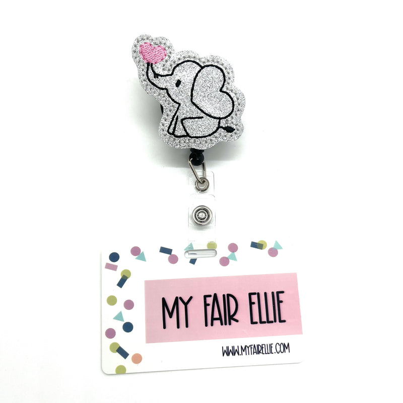Elephant with Heart // Badge Buddy