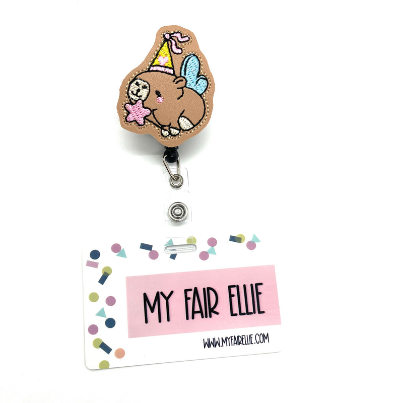 Fairy Princess Capybara // Badge Buddy