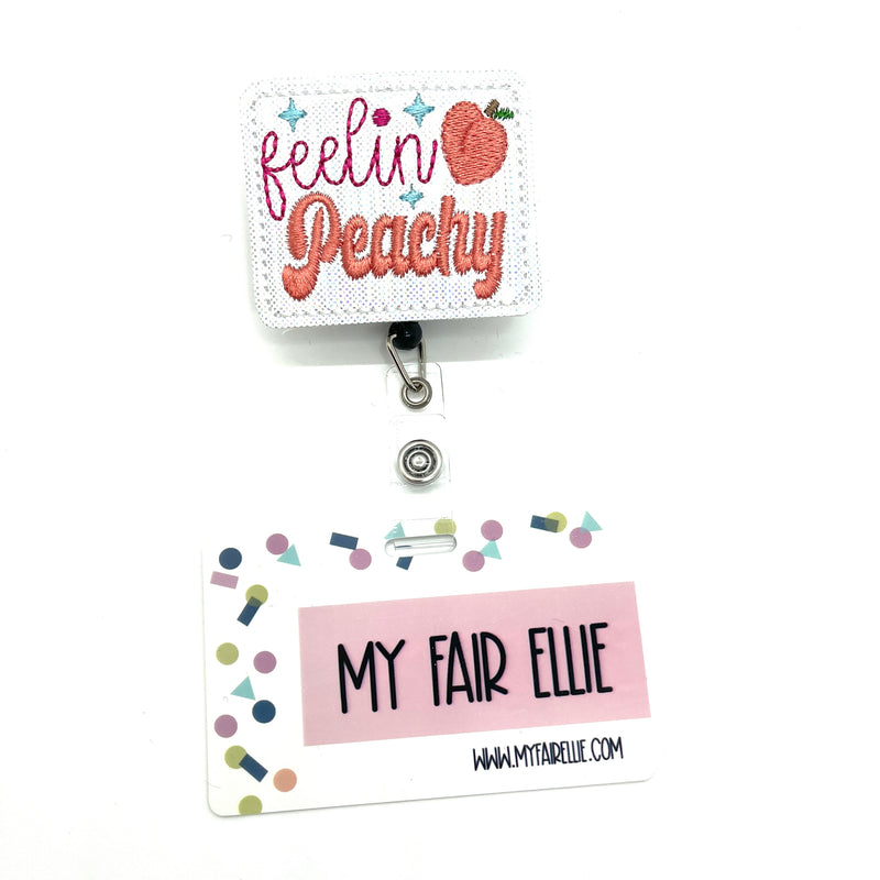 feelin Peachy // Badge Buddy